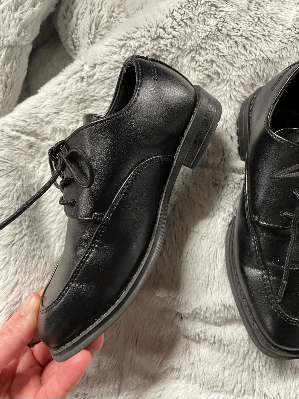 Sonoma Black Kids Lace-Up Dress Shoes